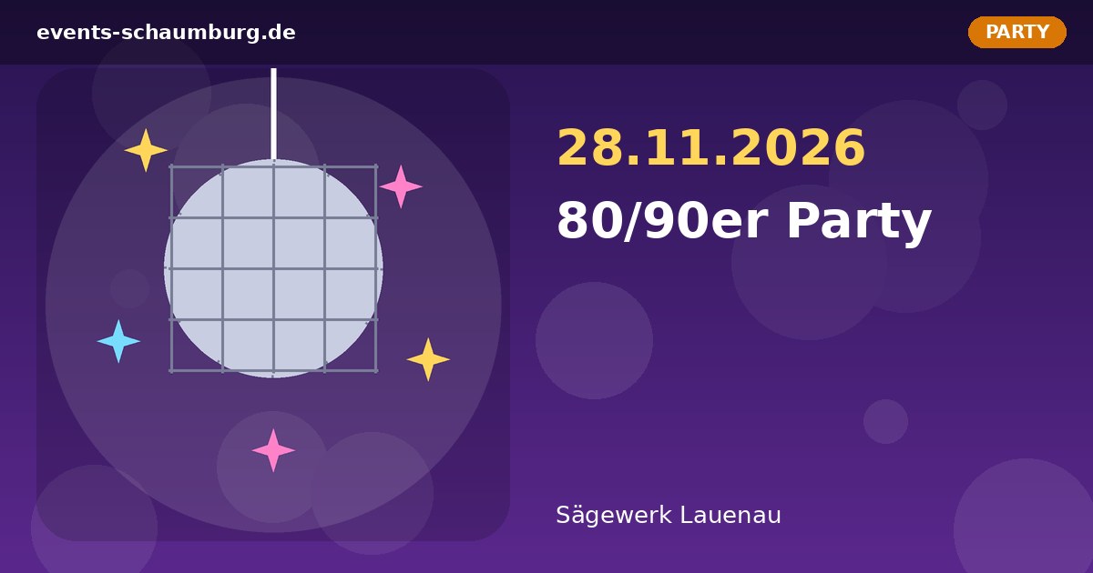 80/90er Party