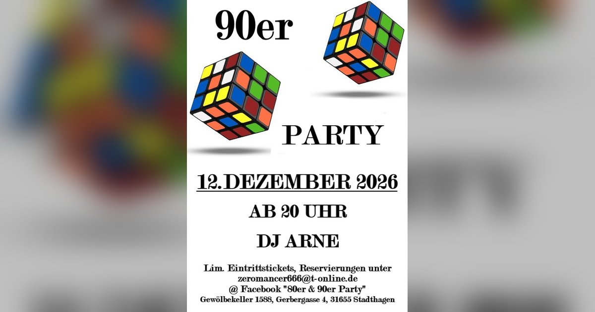 90er Party