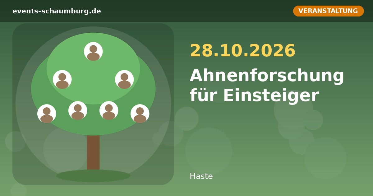 Ahnenforschung für Einsteiger