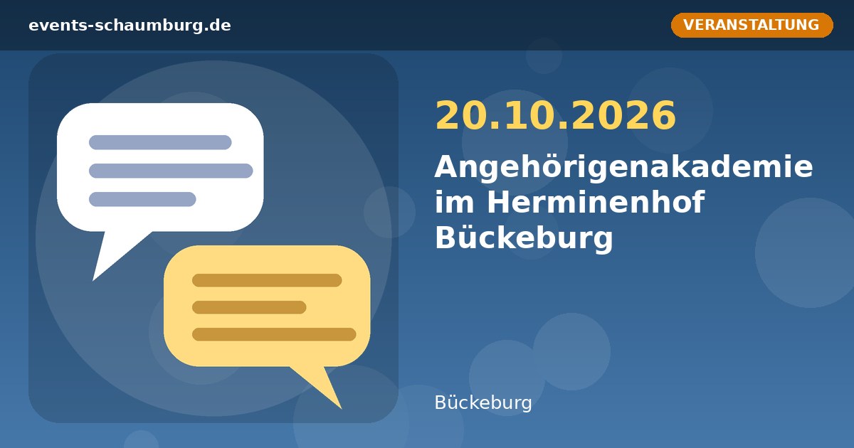 Angehörigenakademie im Herminenhof Bückeburg