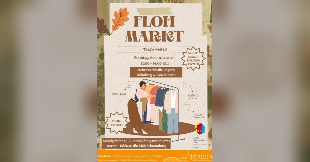 Aus „Von Frau zu Frau“ wird „Trag’s weiter!“ Flohmarkt am 01.11.2026