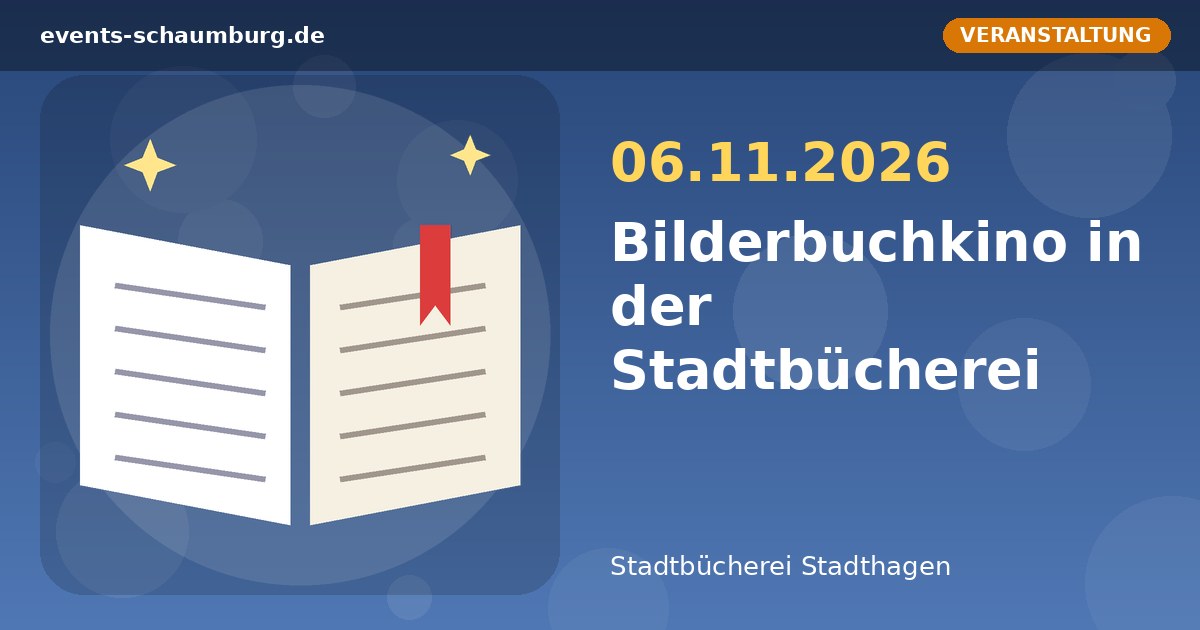 Bilderbuchkino in der Stadtbücherei