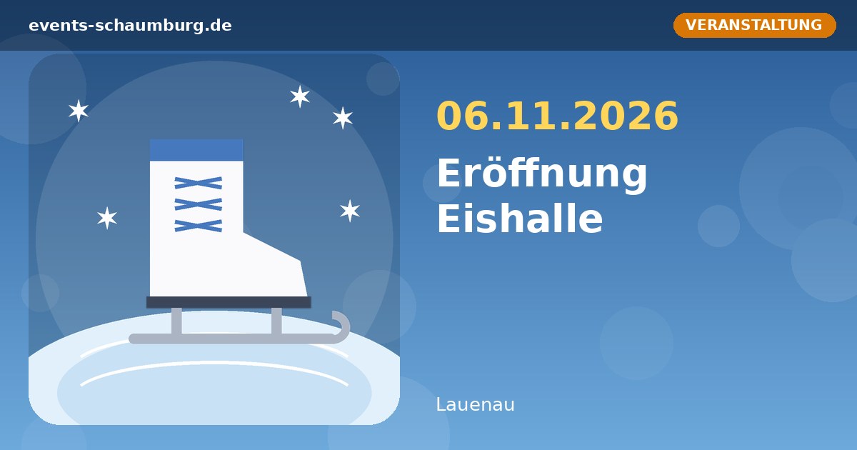 Eröffnung Eishalle