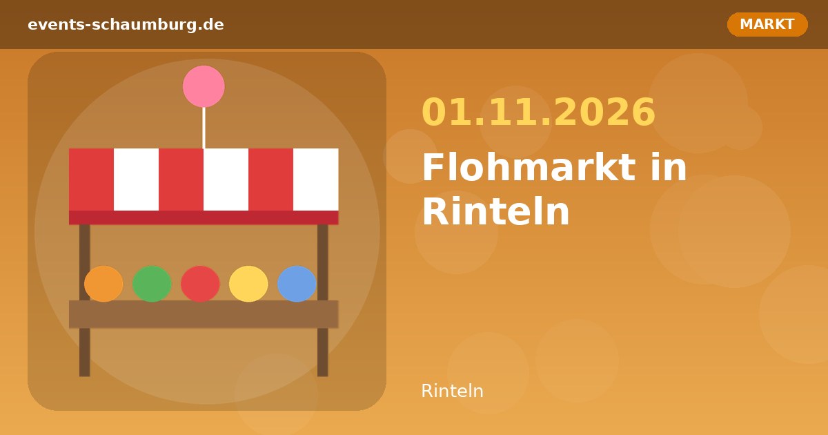 Flohmarkt in Rinteln