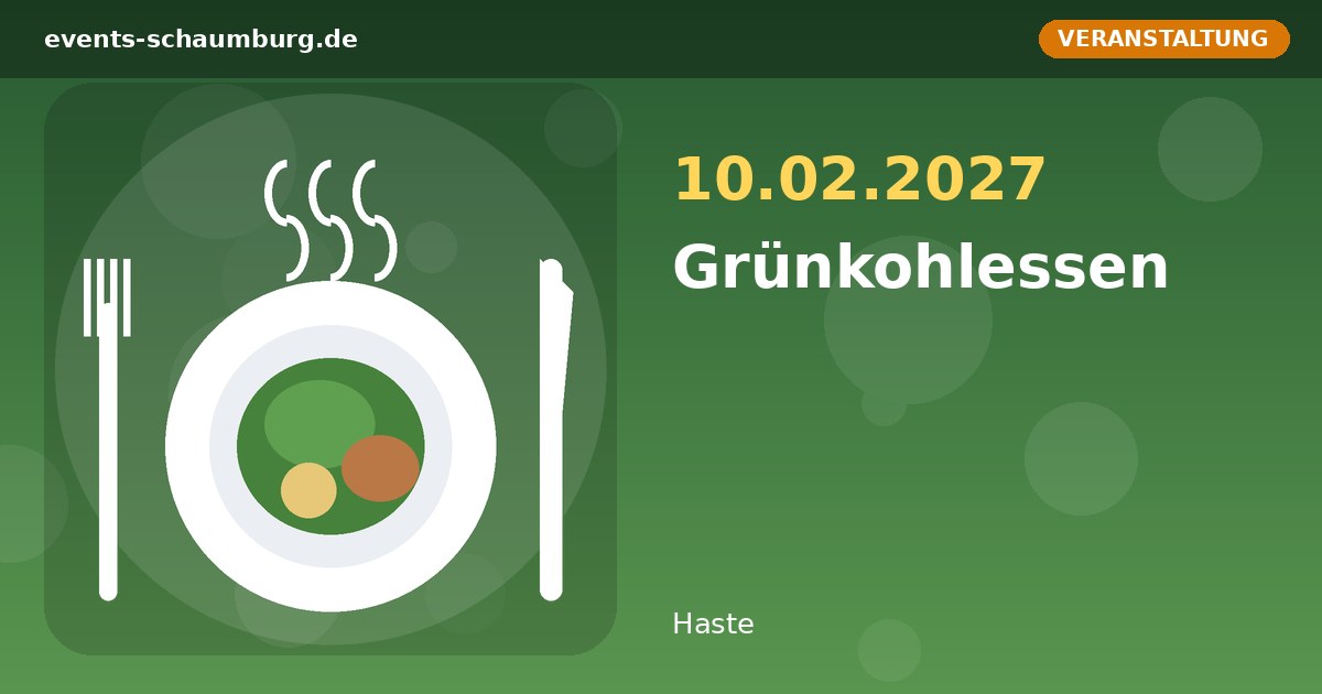 Grünkohlessen