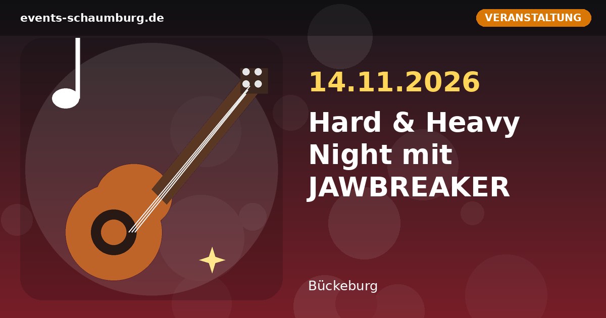 Hard & Heavy Night mit JAWBREAKER