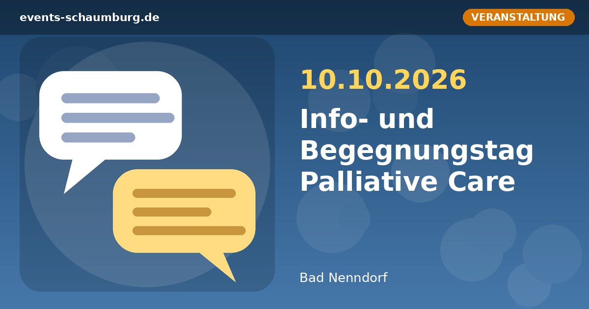 Info- und Begegnungstag Palliative Care