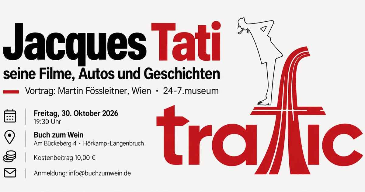 Jacques Tati seine Filme, Autos und Geschichten