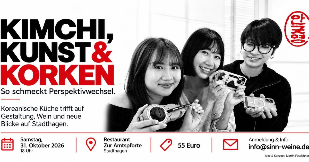 Kimchi, Kunst & Korken