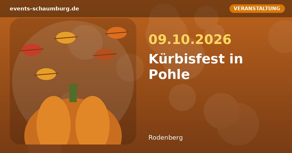 Kürbisfest in Pohle