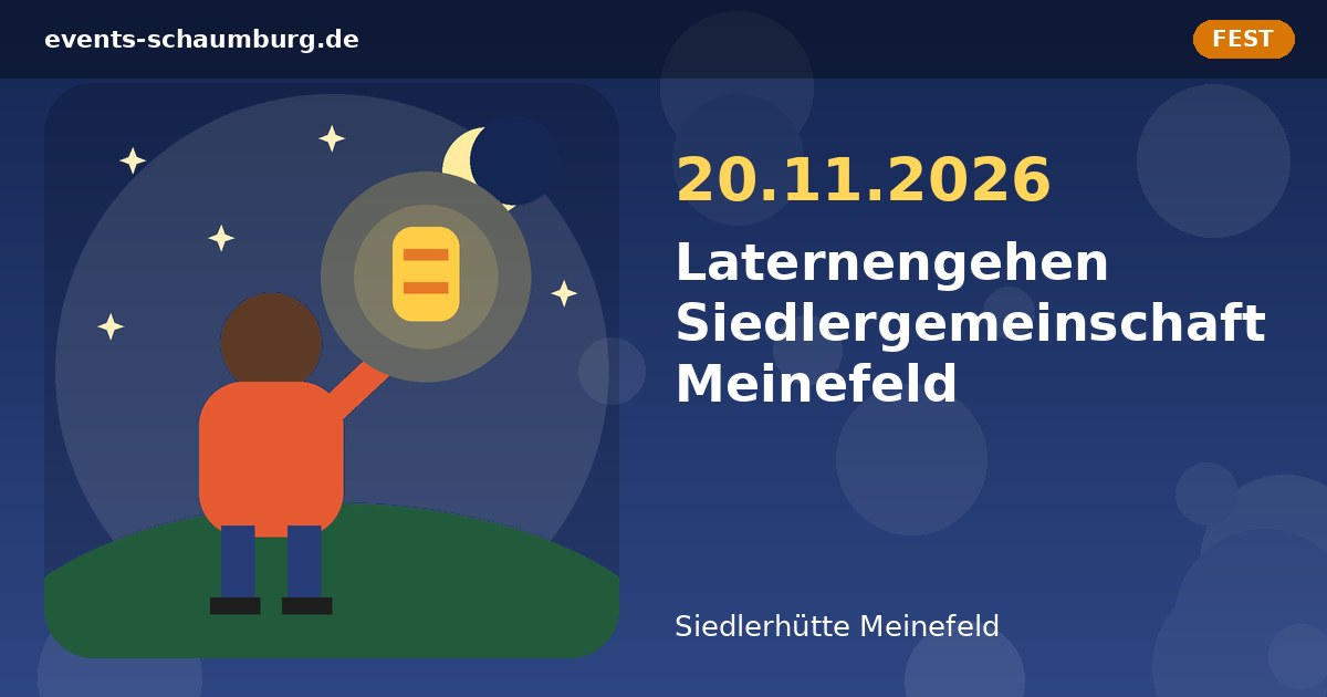 Laternengehen Siedlergemeinschaft Meinefeld