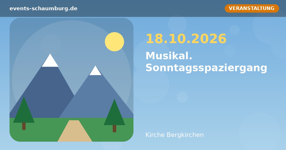 Musikal. Sonntagsspaziergang