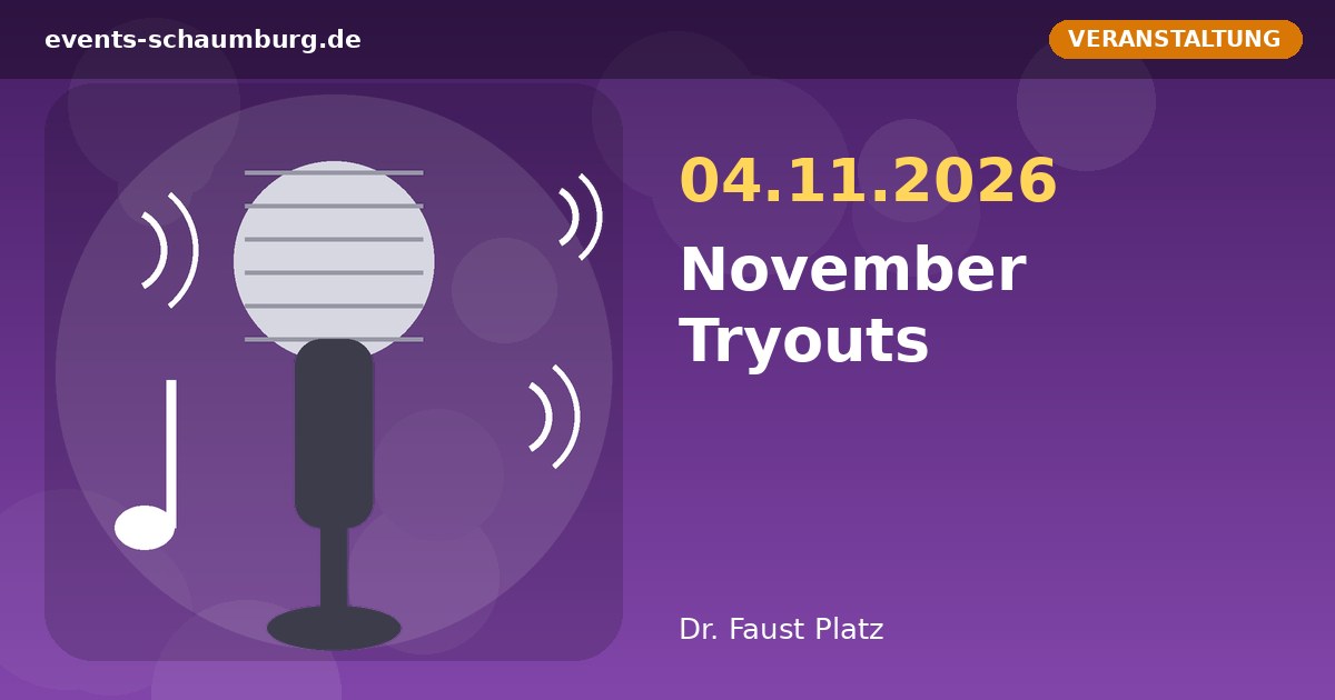 November Tryouts