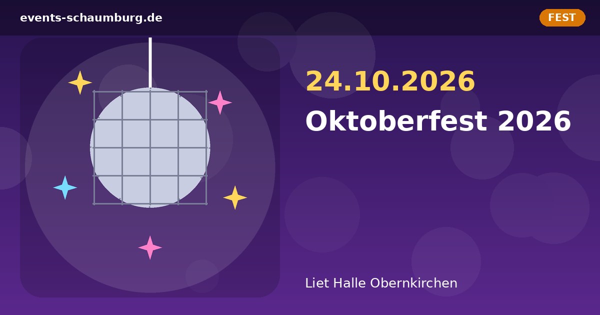 Oktoberfest 2026