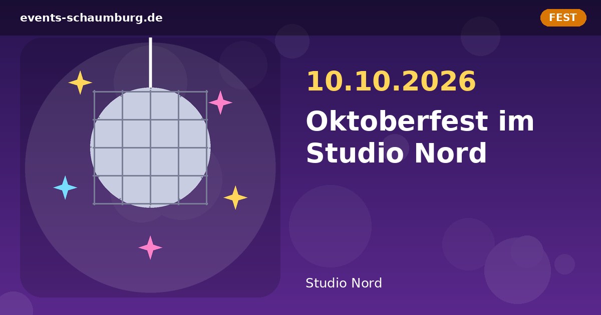 Oktoberfest im Studio Nord