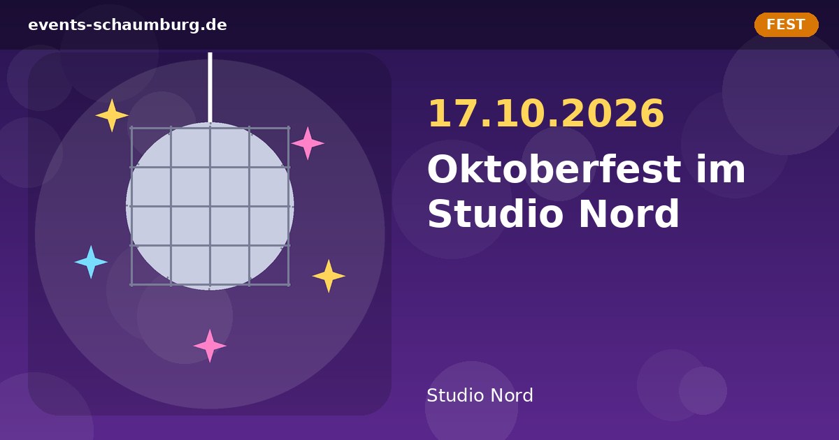 Oktoberfest im Studio Nord
