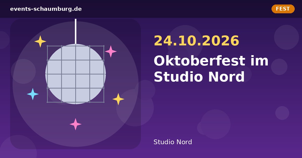 Oktoberfest im Studio Nord