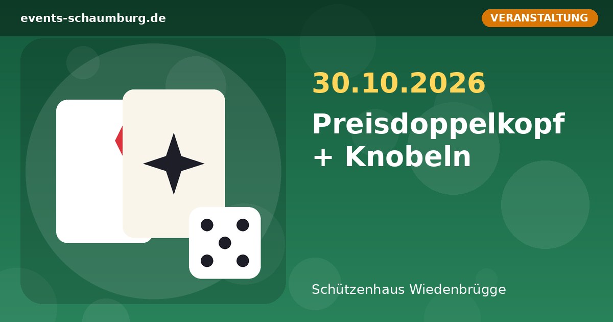 Preisdoppelkopf + Knobeln