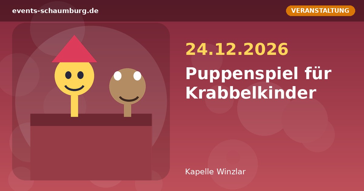 Puppenspiel für Krabbelkinder