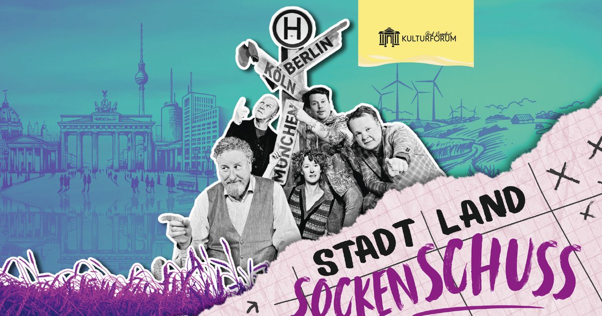 Stadt Land Sockenschuss   - Kabarett - Theater Distel