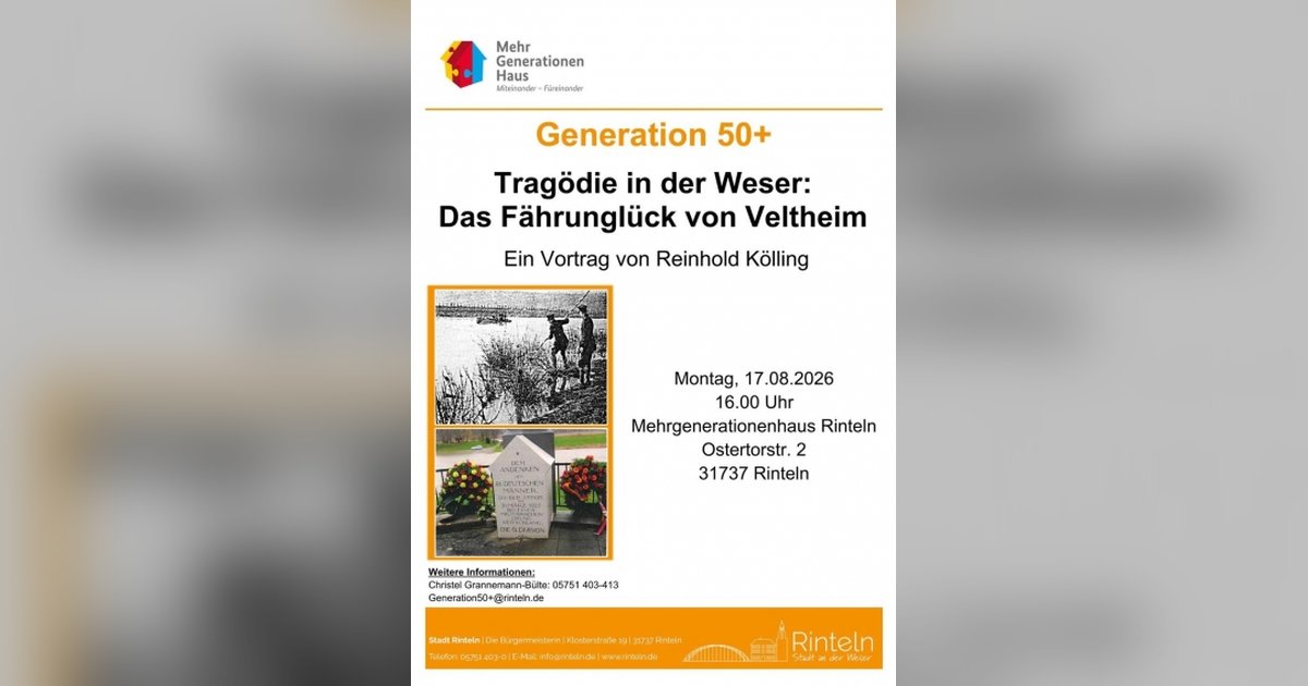 Tragödie in der Weser: Das Fährunglück von Veltheim