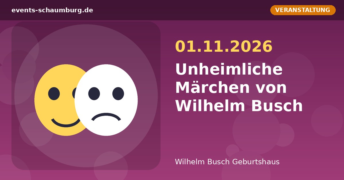 Unheimliche Märchen von Wilhelm Busch
