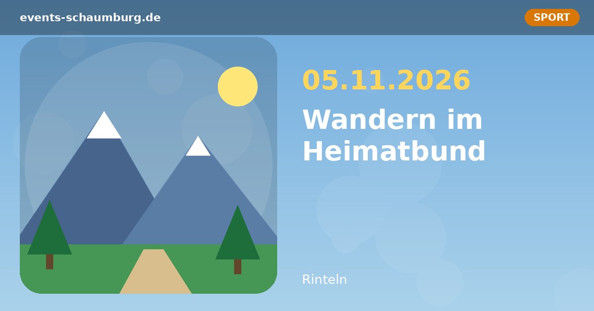 Wandern im Heimatbund