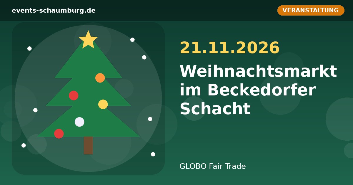 Weihnachtsmarkt im Beckedorfer Schacht