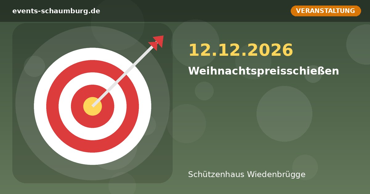 Weihnachtspreisschießen