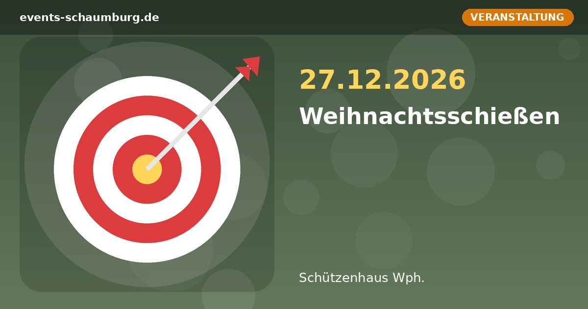 Weihnachtsschießen