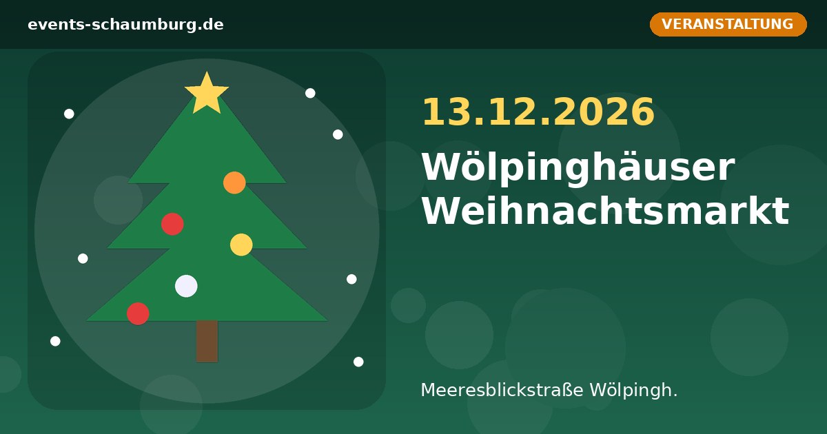 Wölpinghäuser Weihnachtsmarkt